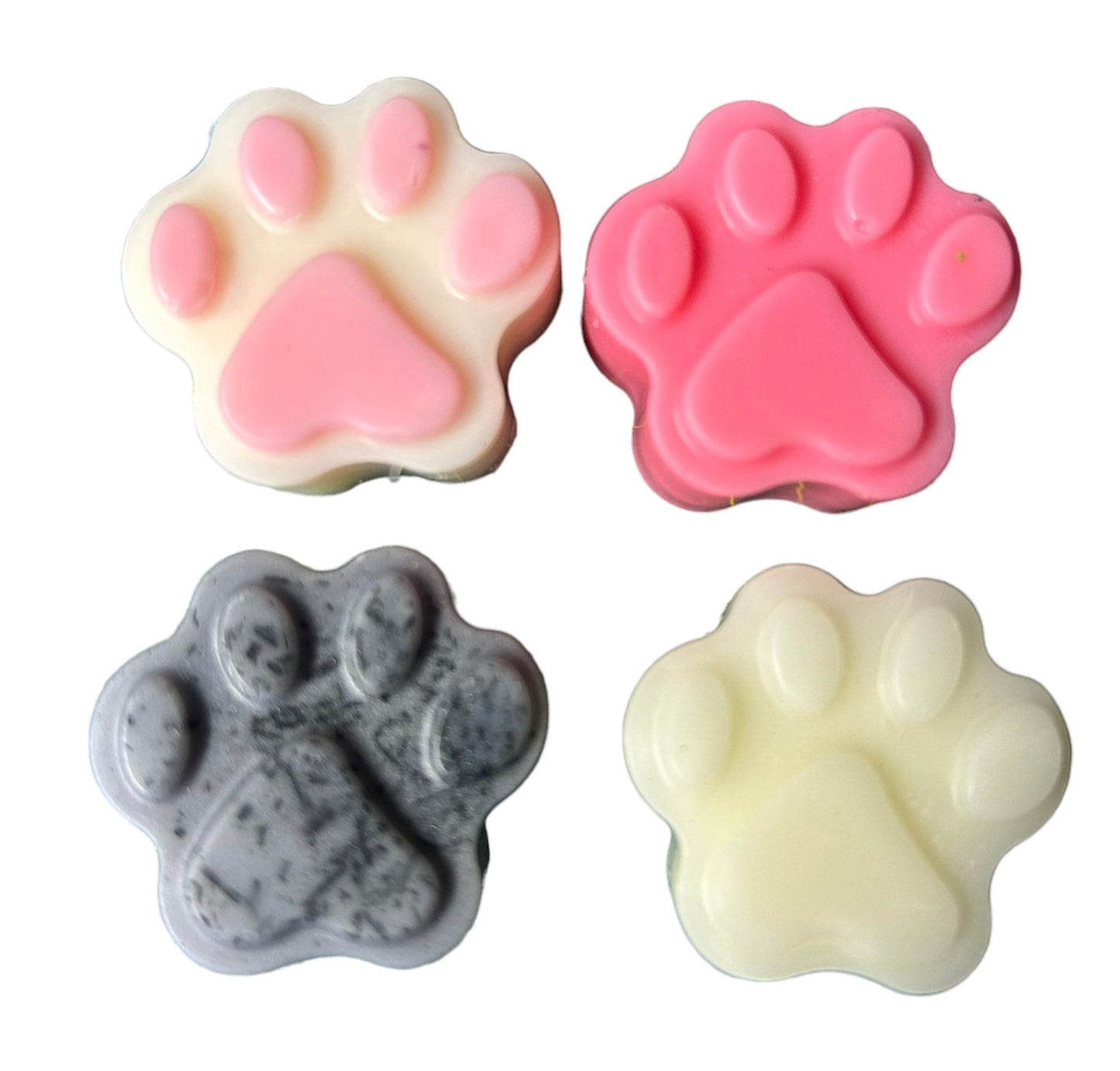 4 pack paw print wax melts