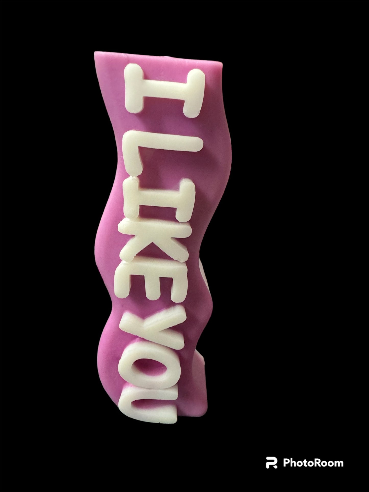 Message pillar candle