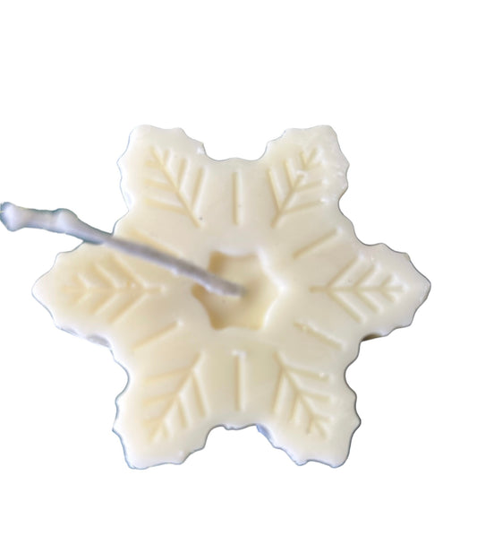 Snow flake candle