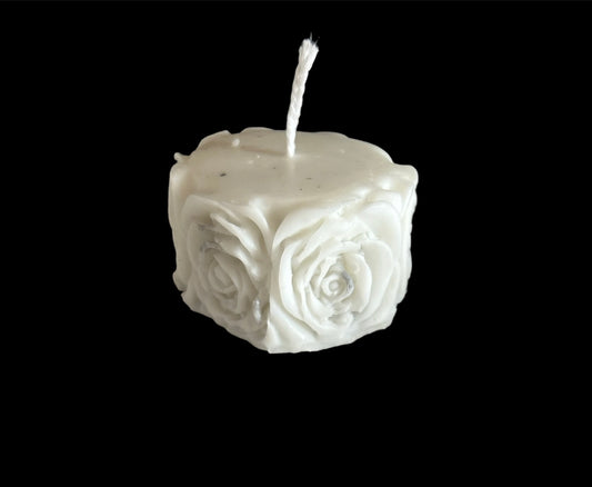 Rose candle vanilla