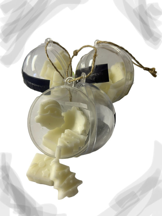 Christmas bauble wax melts