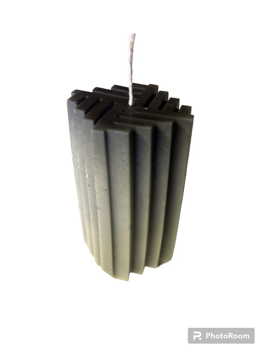 Tall ribbed candle boss bottled
